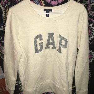 gap, pullover sweatshirt